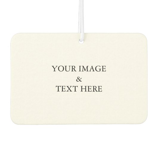 Aangepaste eigen foto luchtverfrisser (Voorkant)