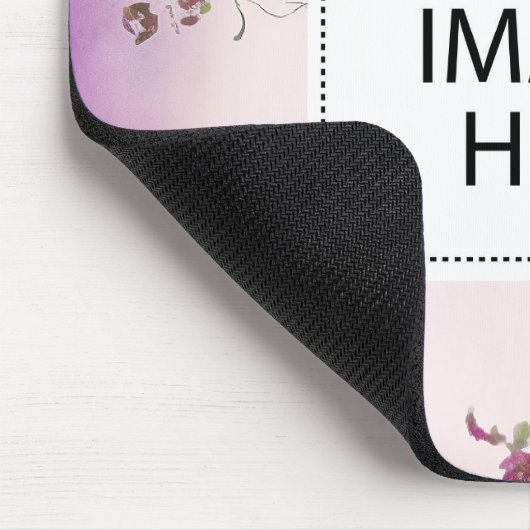 Aangepaste eigen foto muismat (Hoek)