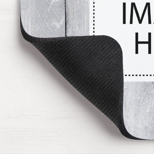 Aangepaste eigen foto muismat (Hoek)