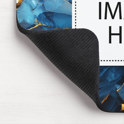 Aangepaste eigen foto muismat (Hoek)