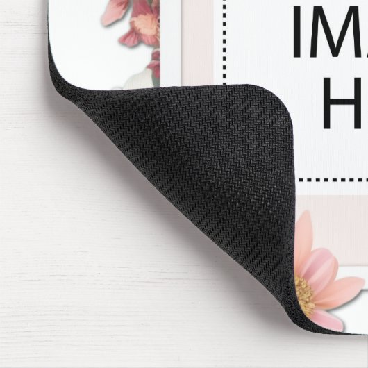 Aangepaste eigen foto muismat (Hoek)