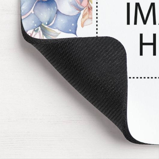 Aangepaste eigen foto muismat (Hoek)