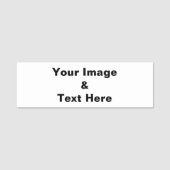 Aangepaste eigen foto naamplaatje (Voorkant)