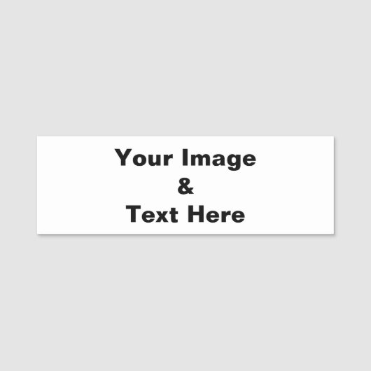 Aangepaste eigen foto naamplaatje (Voorkant)