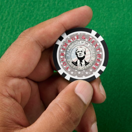 Aangepaste eigen foto poker chips (Hand)