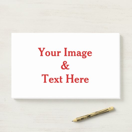 Aangepaste eigen foto post-it® notes (Op bureau)