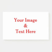 Aangepaste eigen foto post-it® notes (Voorkant)