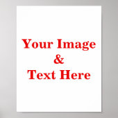 Aangepaste eigen foto poster (Voorkant)