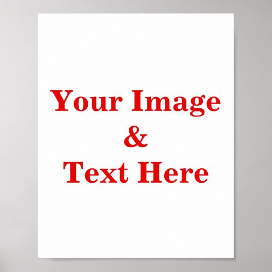 Aangepaste eigen foto poster (Voorkant)
