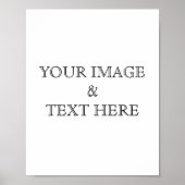 Aangepaste eigen foto poster (Voorkant)