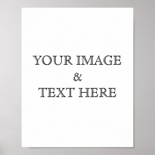 Aangepaste eigen foto poster (Voorkant)
