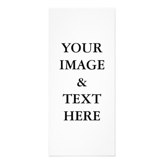 Aangepaste eigen foto reclamekaart (Voorkant)