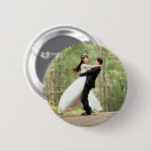 Aangepaste eigen foto ronde button 5,7 cm (Voorkant /achterkant)