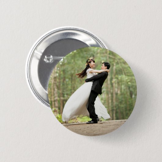 Aangepaste eigen foto ronde button 5,7 cm (Voorkant /achterkant)