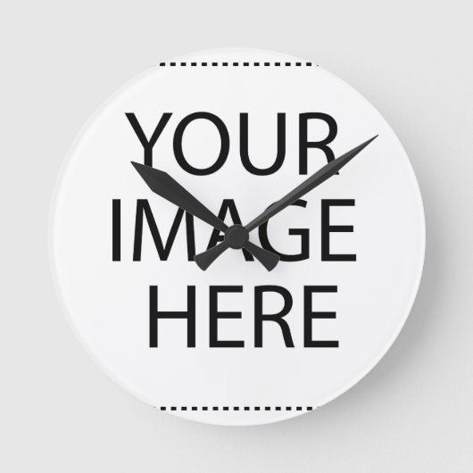 Aangepaste eigen foto ronde klok (Voorkant)