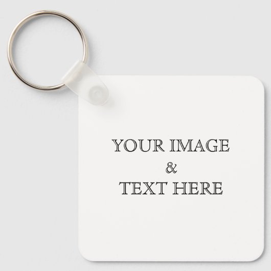 Aangepaste eigen foto sleutelhanger (Voorkant)