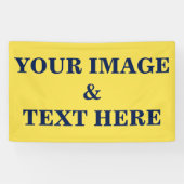 Aangepaste eigen foto spandoek (Horizontaal)