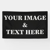 Aangepaste eigen foto spandoek (Horizontaal)