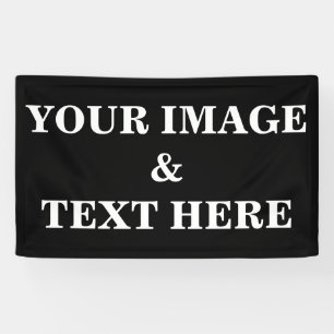 Aangepaste eigen foto spandoek