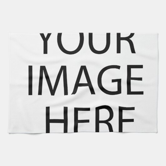 Aangepaste eigen foto theedoek (Horizontaal)