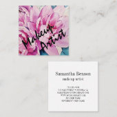 Aangepaste eigen foto vierkante visitekaartje (Voorkant / Achterkant)