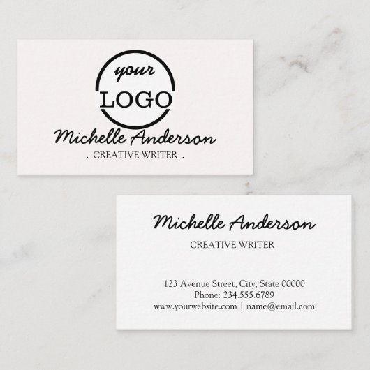 Aangepaste eigen foto visitekaartje (Voorkant / Achterkant)