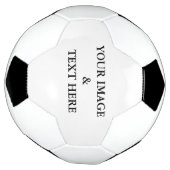 Aangepaste eigen foto voetbal (Gedraaid)