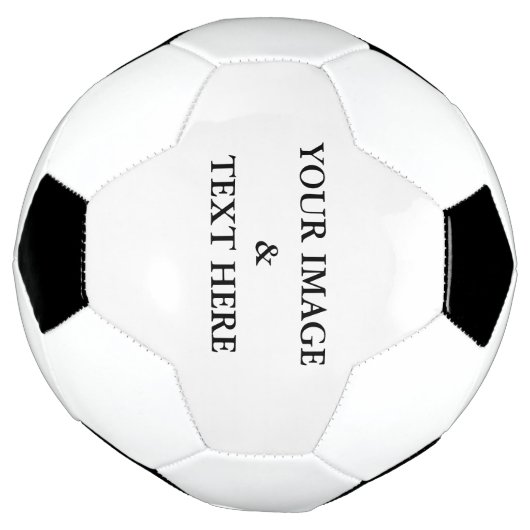 Aangepaste eigen foto voetbal (Gedraaid)