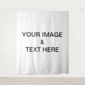 Aangepaste eigen foto wandkleed (Voorkant)