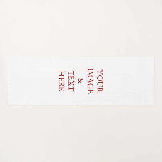 Aangepaste eigen foto yogamat (Achterkant (horizontaal))