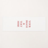 Aangepaste eigen foto yogamat (Voorkant (horizontaal))