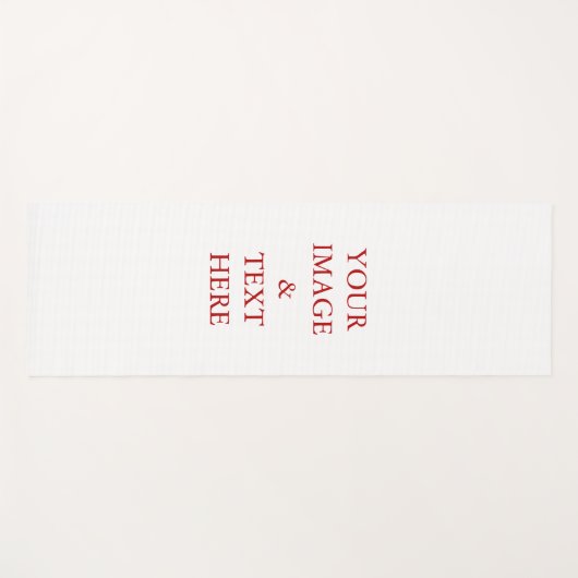 Aangepaste eigen foto yogamat (Voorkant (horizontaal))