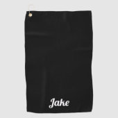 Aangepaste eigen golf creatie golfhanddoek (Voorkant)