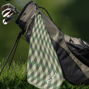 Aangepaste eigen golf creëren golfhanddoek