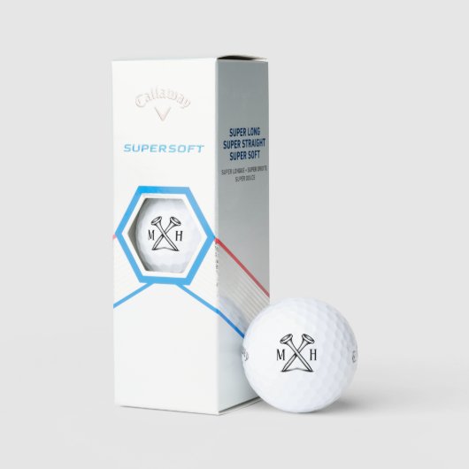Aangepaste eigen golf monogram golfballen (Verpakking)