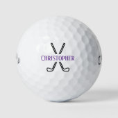 Aangepaste eigen golf thema monogram golfballen (Voorkant)