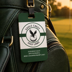 Aangepaste eigen golftoernooi creëren bagagelabel