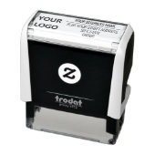 Aangepaste eigen Logo Adres Zelfinkend stempel (Product)