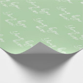 Aangepaste Eigen Logo Stijlvol Modern Minimaal Cadeaupapier (Hoek)
