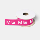Aangepaste Eigen Merk Logo Roze Kleur Lint (Spoel)