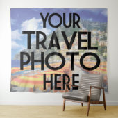 Aangepaste eigen reis foto vakantie volledig uitlo wandkleed (In Situ (horizontaal))