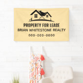 Aangepaste eigendom te huur professionele onroeren spandoek (Insitu)