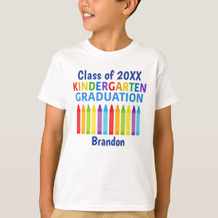 Aangepaste eindexamen kleuterschool 2026 voor kind t-shirt