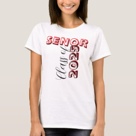 Aangepaste eindexamenklas 2025 afstuderen t-shirt