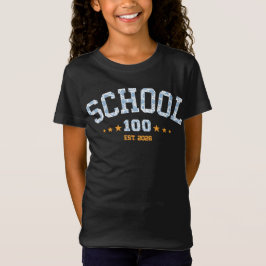 Aangepaste eindexamenklas van 2026 afstudeerblauw  t-shirt