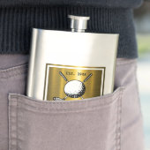 Aangepaste Elegant Golf Club Logo Design Flacon (Voorbeeld)