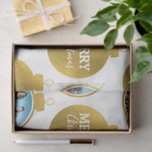 Aangepaste Elegant Gouden Foto Ornamenten Kerst Tissuepapier (Geschenk)