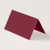 Aangepaste Elegant Script Rood & Goud Sjabloon Gev Visitekaartje (Achterkant)