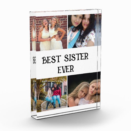 AANGEPASTE ELEGANT SISTER 4 FOTO COLLAGE (Links)