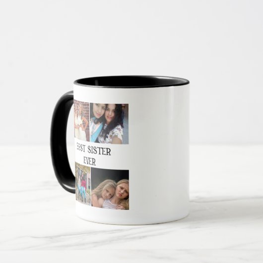 AANGEPASTE ELEGANT SISTER 4 FOTO COLLAGE MOK (Voorkant links)